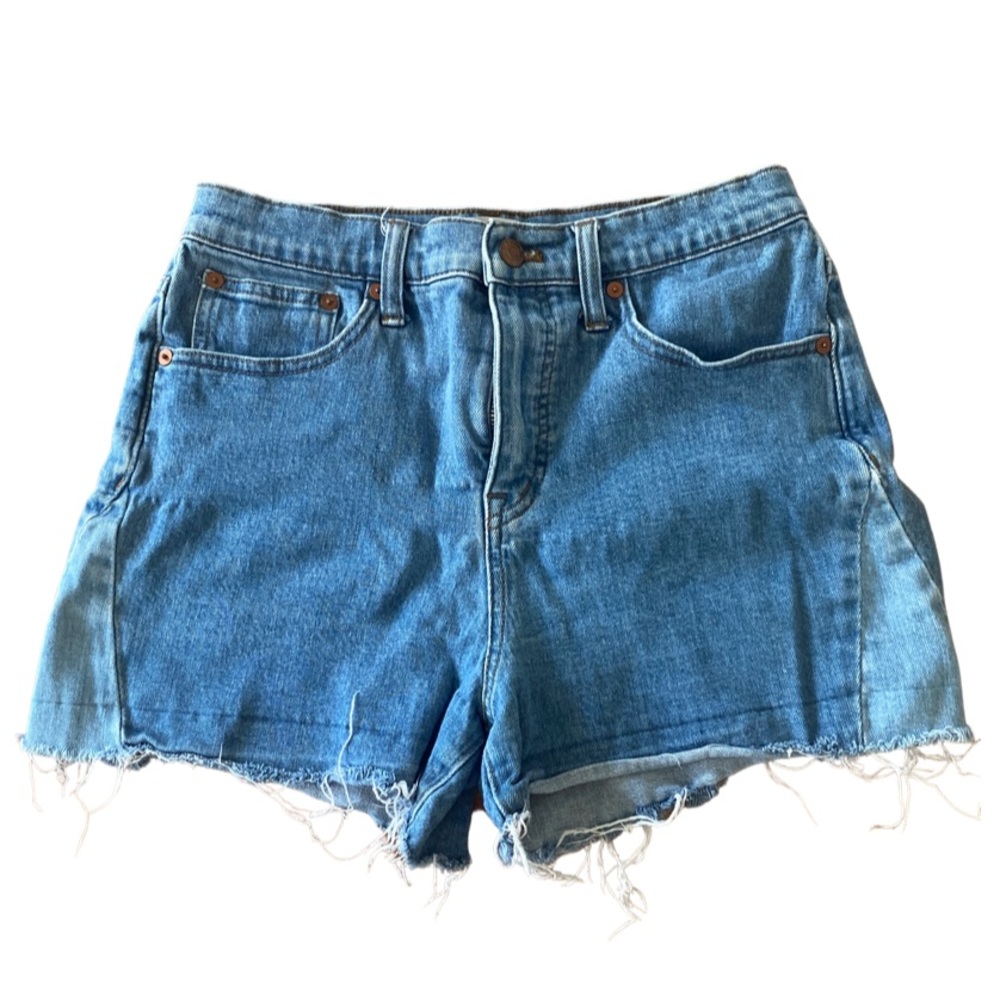 Madewell High-Rise Denim Shorts: Pieced Edition - Picture 5 of 9